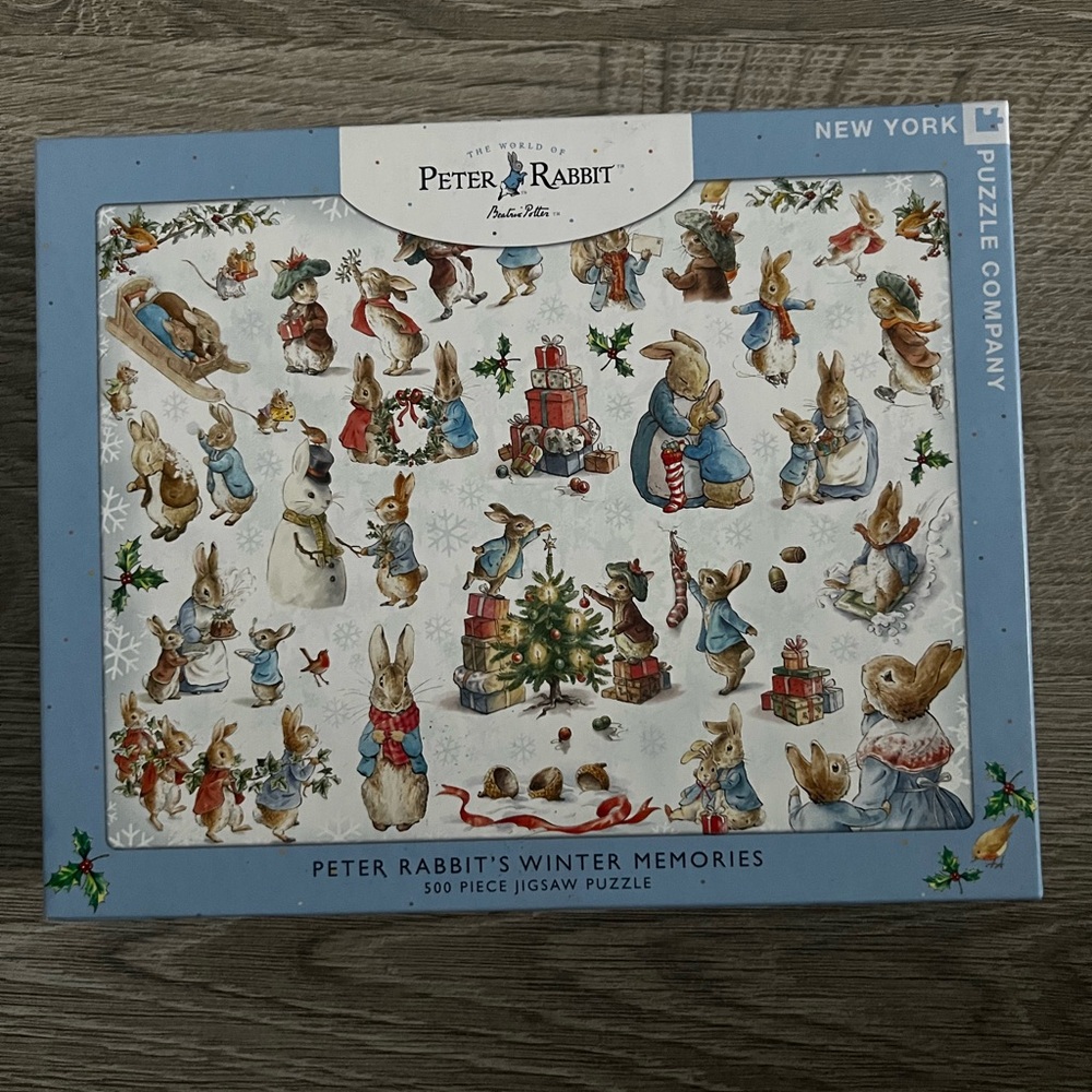 New York & Company Peter Rabbit Winter Jigsaw Puzzle - like new
